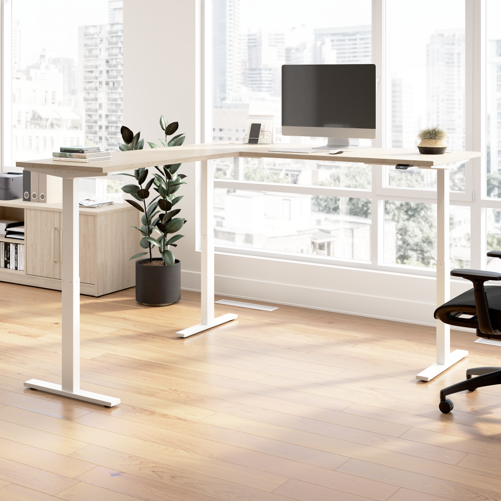 Move 60 Series 72W Height Adjustable L Shaped Standing Desk