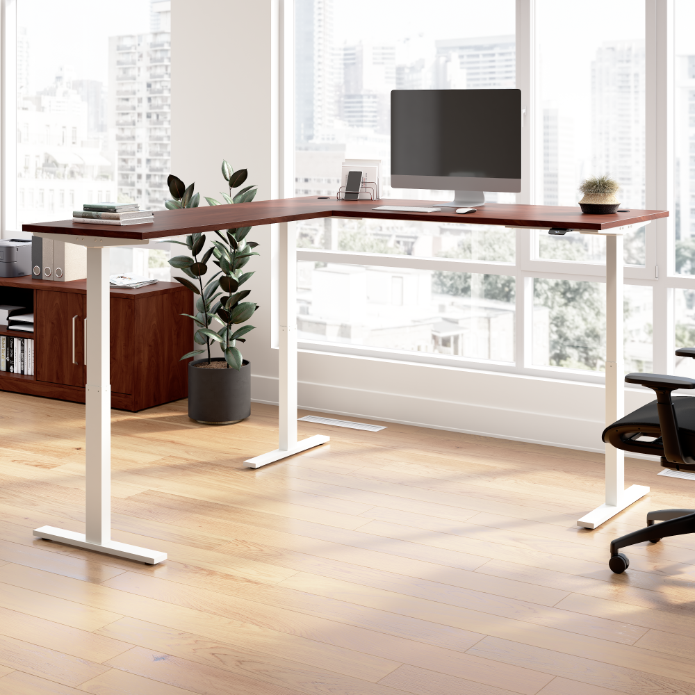 Move 60 Series 72W Height Adjustable L Shaped Standing Desk