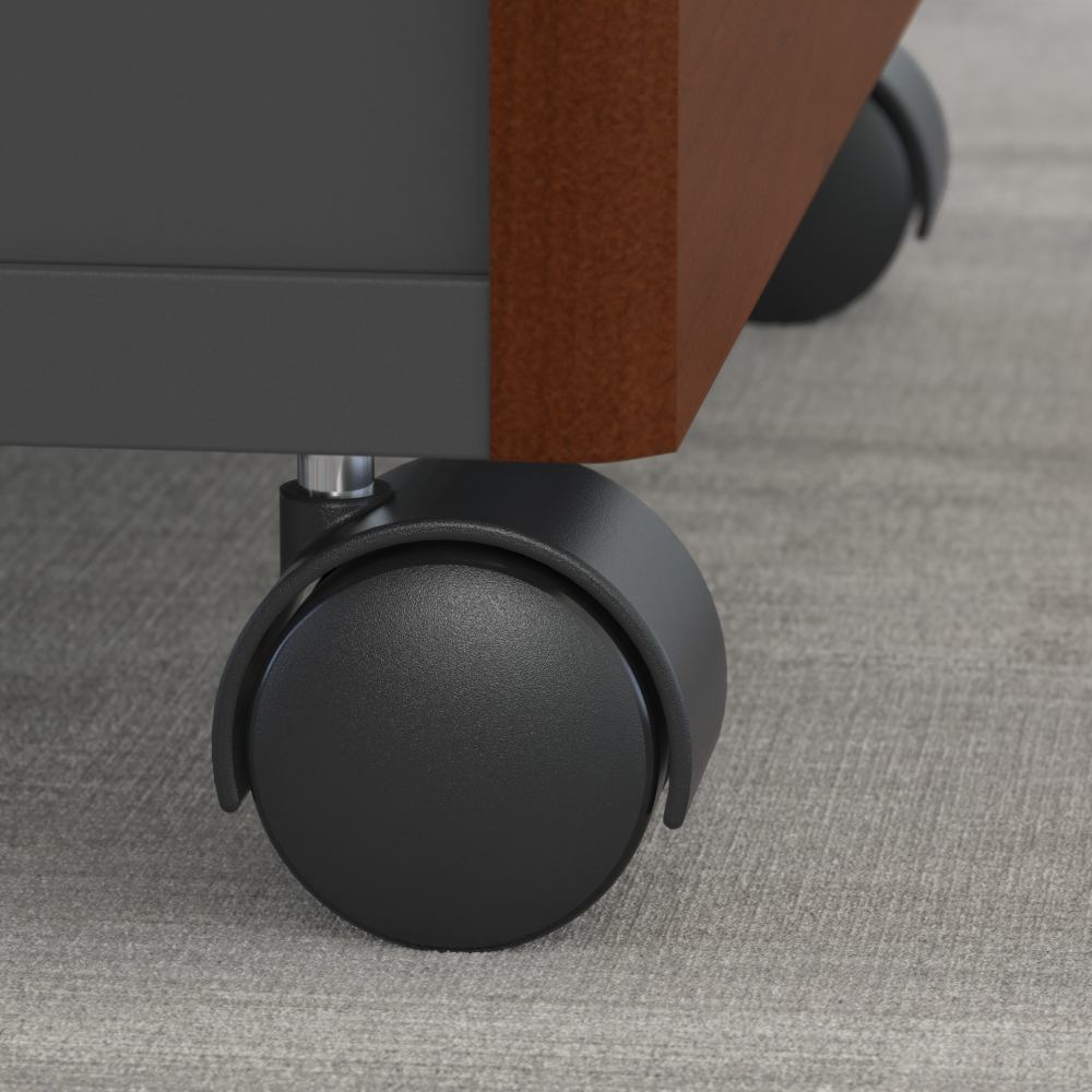 Series C Desk with 2 Drawer Mobile Pedestal