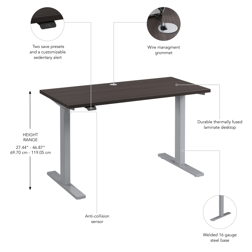 48W x 24D Height Adjustable Standing Desk