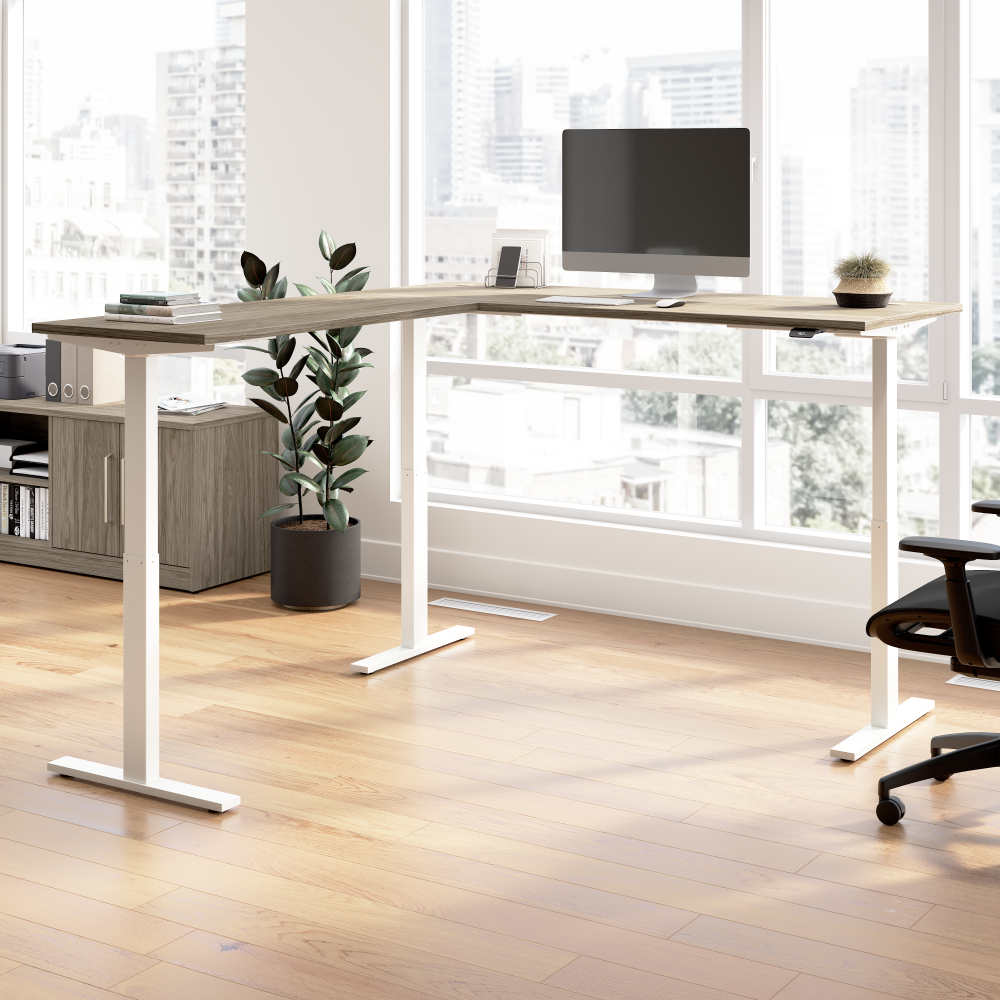 Move 60 Series 72W Height Adjustable L Shaped Standing Desk