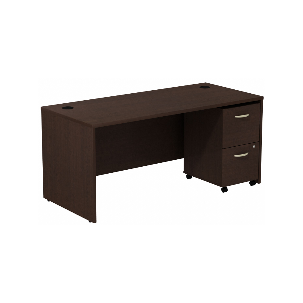 Series C Desk with 2 Drawer Mobile Pedestal