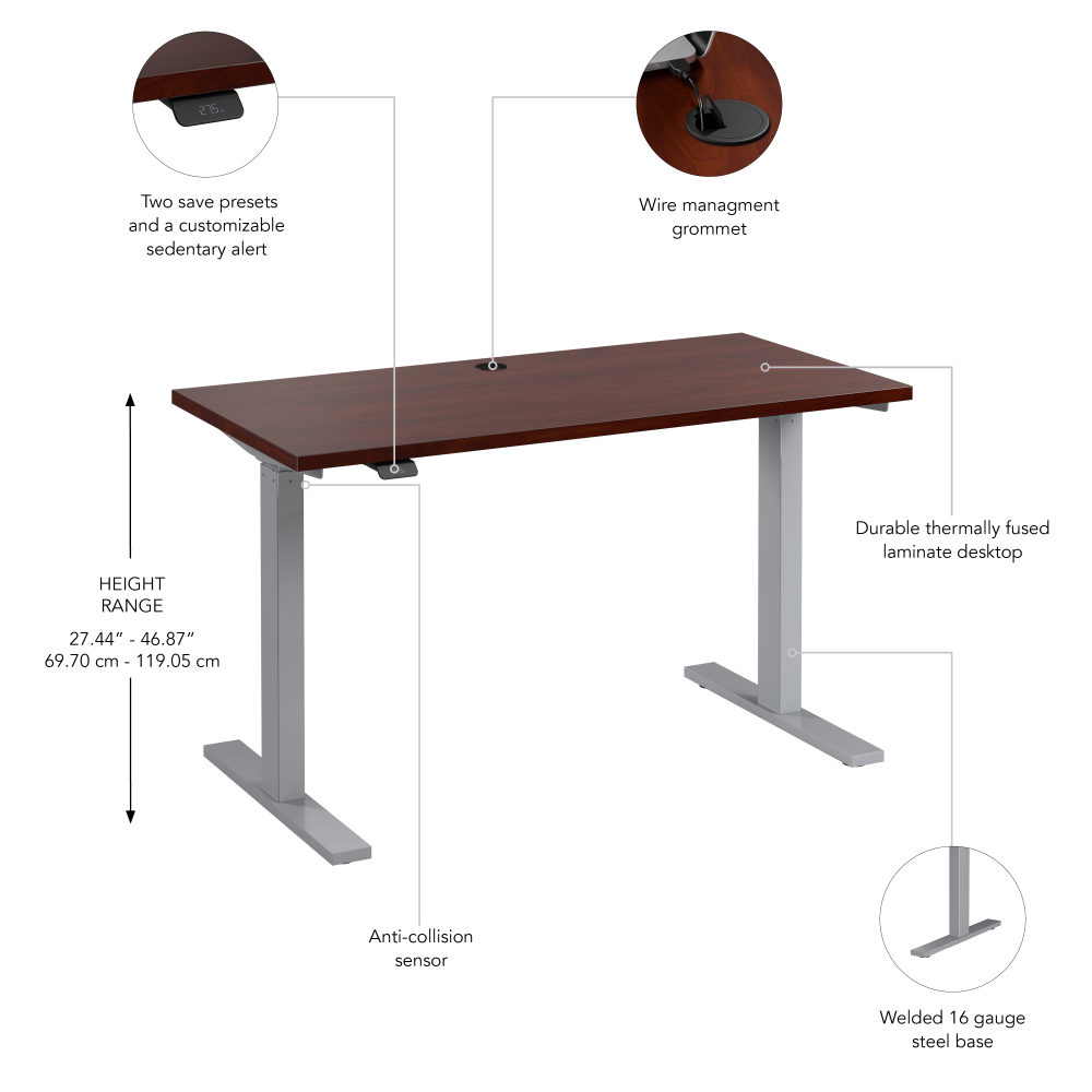 48W x 24D Height Adjustable Standing Desk